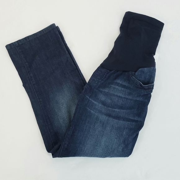 NWT A Pea in the Pod Maternity Denim Capri / Crop Jeans XS - Picture 1 of 10